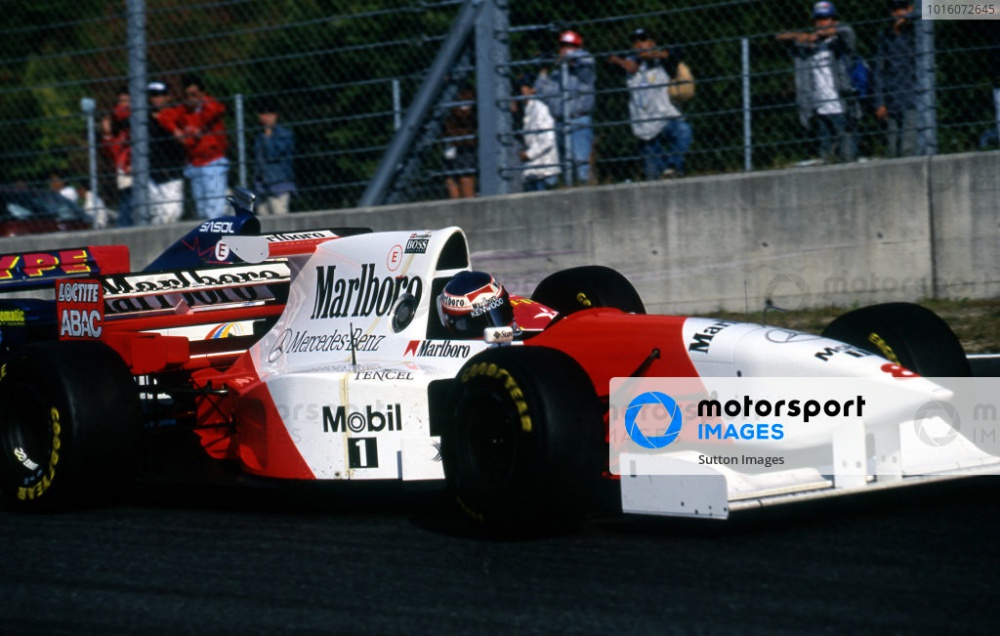 McLaren MP4/10B - Jan Magnussen - GP Pacifiku 1995 (Pln� velikost v nov�m okn�) McLaren MP4/10B - Jan Magnussen - GP Pacifiku 1995