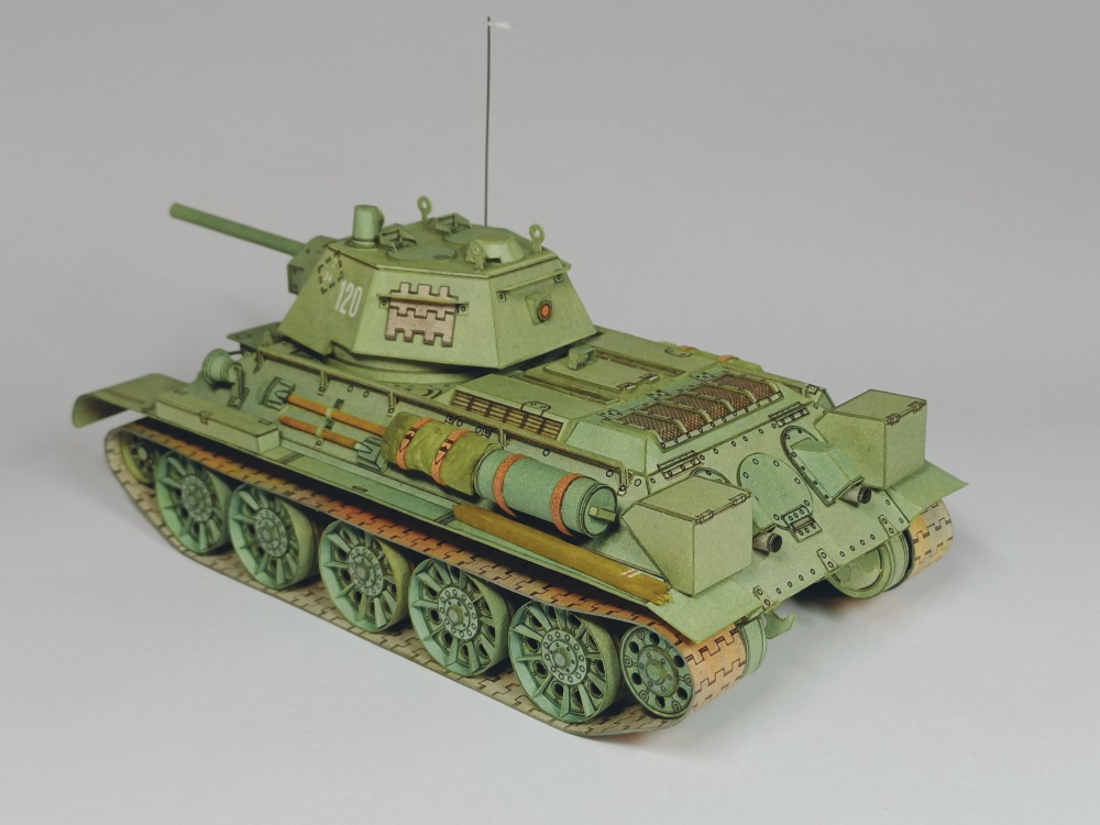 Tank T 34/76 z r.1943 (Plná velikost v novém okně) Tank T 34/76 z r.1943