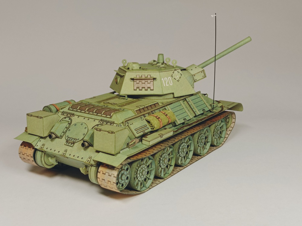 Tank T 34/76 z r.1943 (Plná velikost v novém okně) Tank T 34/76 z r.1943