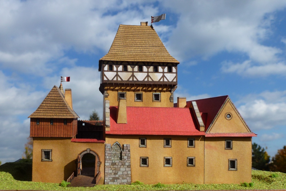 Kestřany - Dolní tvrz (Plná velikost v novém okně) Kestřany - Dolní tvrz
