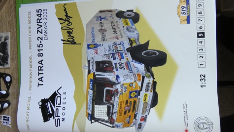 Tatra 815-2 ZVR 45 Dakar 2005 Tatra 815-2 ZVR 45 Dakar 2005
