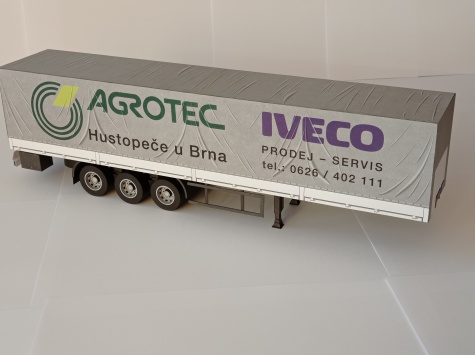 Valníkový návěs " Agrotec Iveco " Valníkový návěs " Agrotec Iveco "