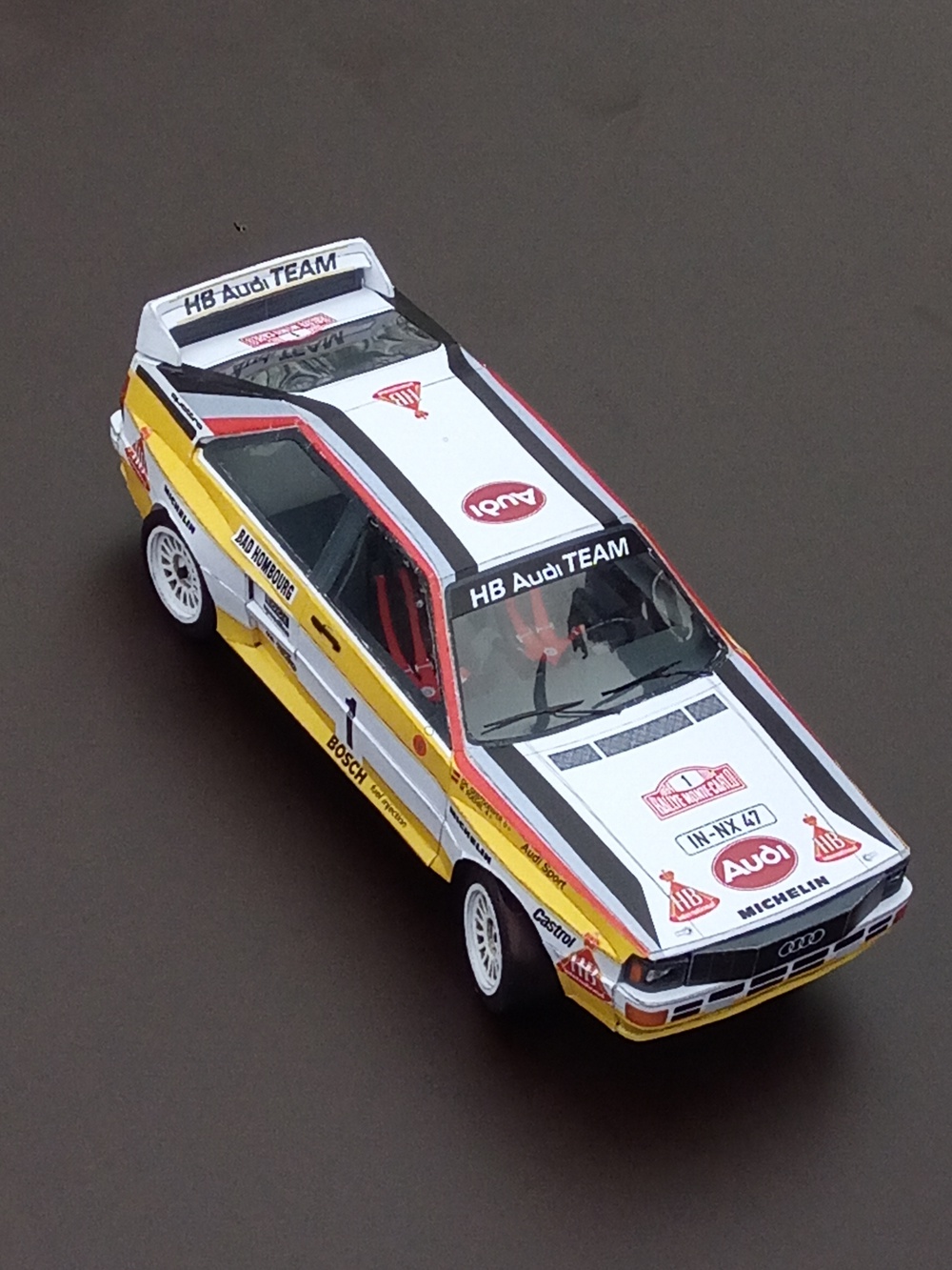 AUDI QUATTRO A2 HB MonteCarlo 1984 (Plná velikost v novém okně) AUDI QUATTRO A2 HB MonteCarlo 1984