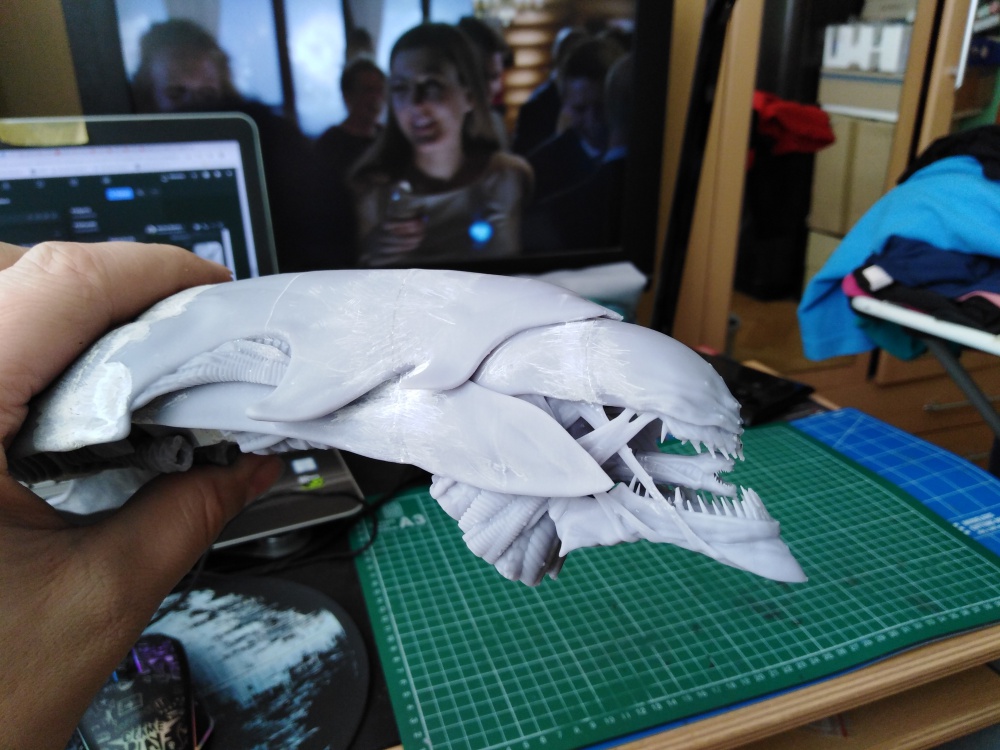 3D tisk Alien Queen (Plná velikost v novém okně) 3D tisk Alien Queen