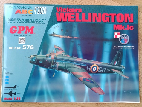 Vickers WELLINGTON Mk. Ic / GPM / 1:33 Vickers WELLINGTON Mk. Ic / GPM / 1:33