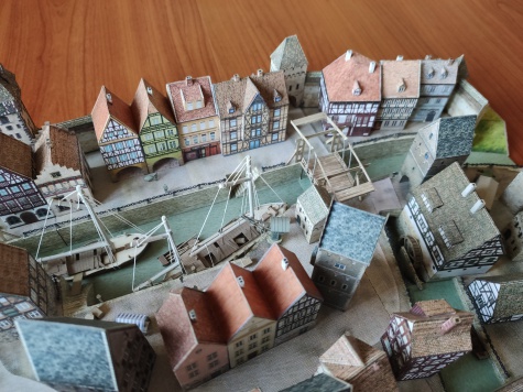 Harbour diorama Harbour diorama