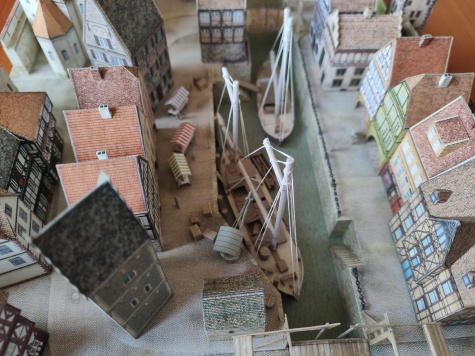 Harbour diorama Harbour diorama