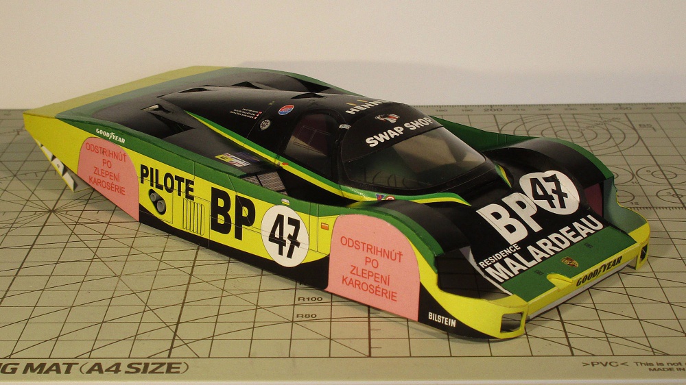 Porsche 956L - J. Fitzpatrick Racing - Le Mans 1983 (Plná velikost v novém okně) Porsche 956L - J. Fitzpatrick Racing - Le Mans 1983