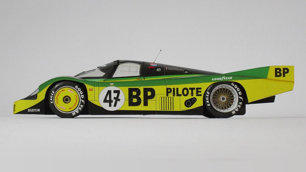 Porsche 956L - J. Fitzpatrick Racing - Le Mans 1983 (Plná velikost v novém okně) Porsche 956L - J. Fitzpatrick Racing - Le Mans 1983