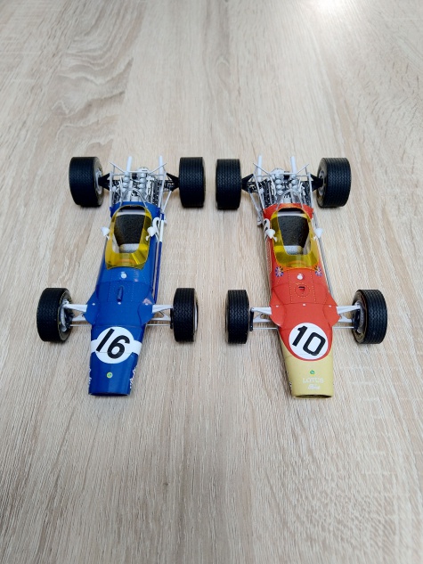 Lotus 49 - Graham Hill, Jo Siffert - Spanish GP Jarama 1968 Lotus 49 - Graham Hill, Jo Siffert - Spanish GP Jarama 1968