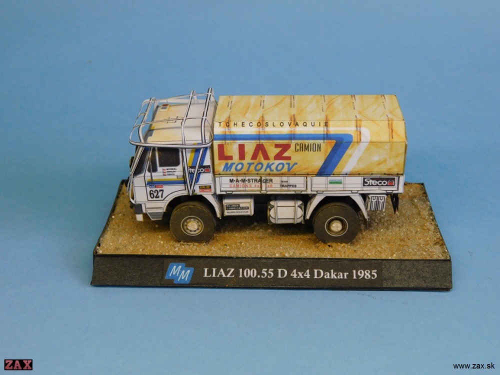 LIAZ 100.55 D 4x4 Dakar (Pln� velikost v nov�m okn�) LIAZ 100.55 D 4x4 Dakar