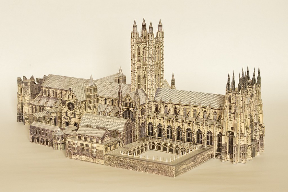 Canterbury Cathedral (Plná velikost v novém okně) Canterbury Cathedral