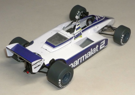 Brabham BT49D - Ricardo Patrese - GP Monaka 1982 Brabham BT49D - Ricardo Patrese - GP Monaka 1982