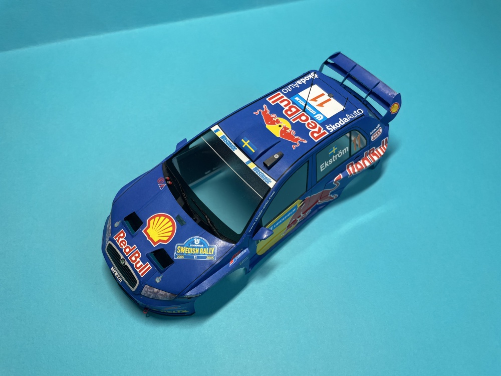 Fabia WRC05, vedská rally 2005 / M.Antonický / 1:24 (Plná velikost v novém okně) Fabia WRC05, vedská rally 2005 / M.Antonický / 1:24
