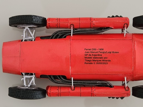 Ferrari D50 - Musso/Fangio - GP da Argentina 1956