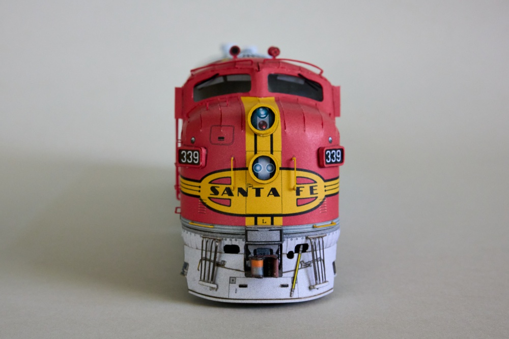 EMD F7 Santa Fe ''Warbonnet'' (Plná velikost v novém okně) EMD F7 Santa Fe ''Warbonnet''
