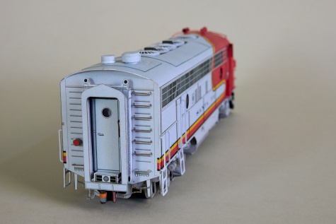EMD F7 Santa Fe ''Warbonnet'' EMD F7 Santa Fe ''Warbonnet''