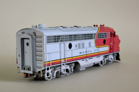 EMD F7 Santa Fe ''Warbonnet'' EMD F7 Santa Fe ''Warbonnet''