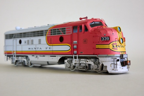 EMD F7 Santa Fe ''Warbonnet'' EMD F7 Santa Fe ''Warbonnet''