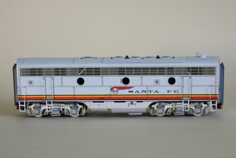 EMD F7 Santa Fe ''Warbonnet'' EMD F7 Santa Fe ''Warbonnet''