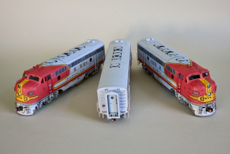 EMD F7 Santa Fe ''Warbonnet''