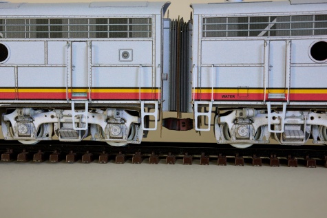 EMD F7 Santa Fe ''Warbonnet'' EMD F7 Santa Fe ''Warbonnet''
