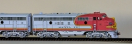 EMD F7 Santa Fe ''Warbonnet''