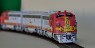 EMD F7 Santa Fe ''Warbonnet''