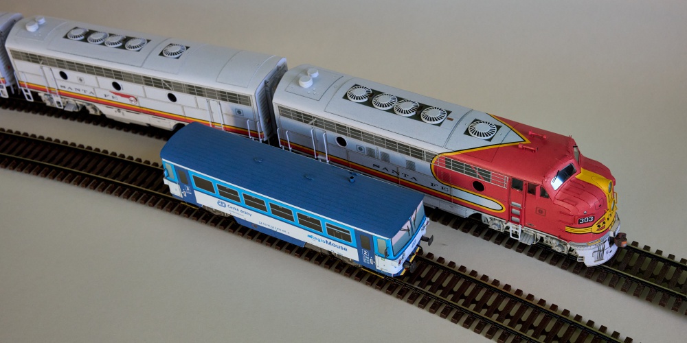 EMD F7 Santa Fe ''Warbonnet'' (Plná velikost v novém okně) EMD F7 Santa Fe ''Warbonnet''