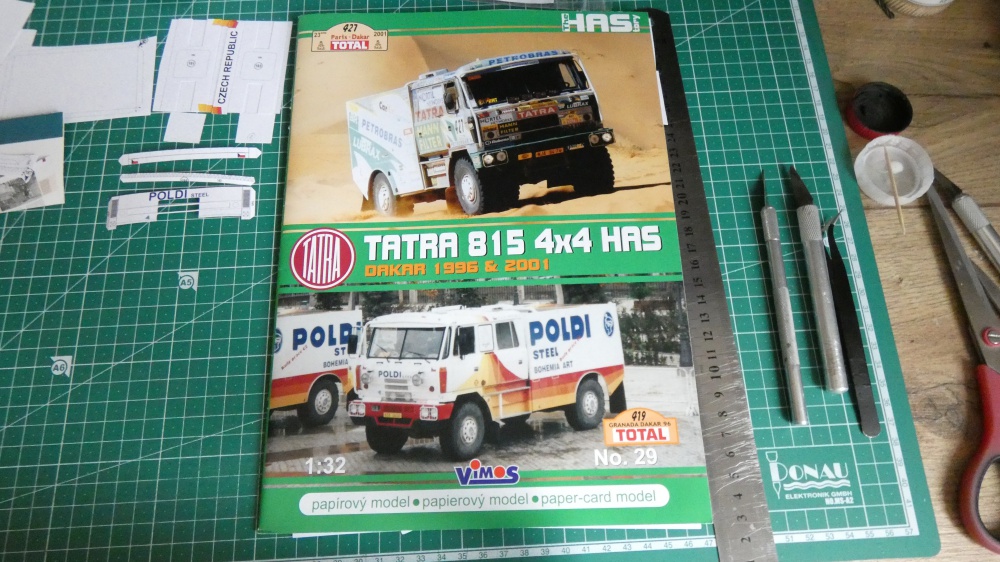 Tatra 815 4X4 HAS Dakar 1996 (Plná velikost v novém okně) Tatra 815 4X4 HAS Dakar 1996