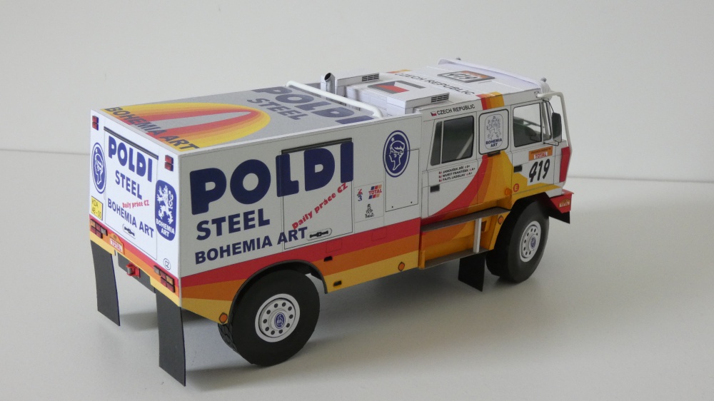 Tatra 815 4X4 HAS Dakar 1996 (Plná velikost v novém okně) Tatra 815 4X4 HAS Dakar 1996