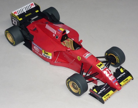 Ferrari 412T2 - Jean Alesi - GP Evropy 1995 Ferrari 412T2 - Jean Alesi - GP Evropy 1995