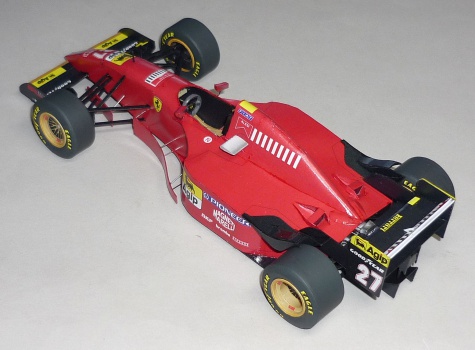 Ferrari 412T2 - Jean Alesi - GP Evropy 1995 Ferrari 412T2 - Jean Alesi - GP Evropy 1995