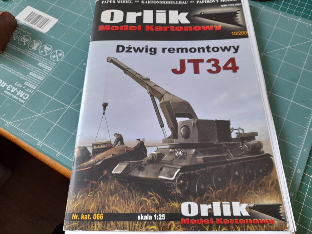 JT 34 - Československý jeřábový tank (Plná velikost v novém okně) JT 34 - Československý jeřábový tank