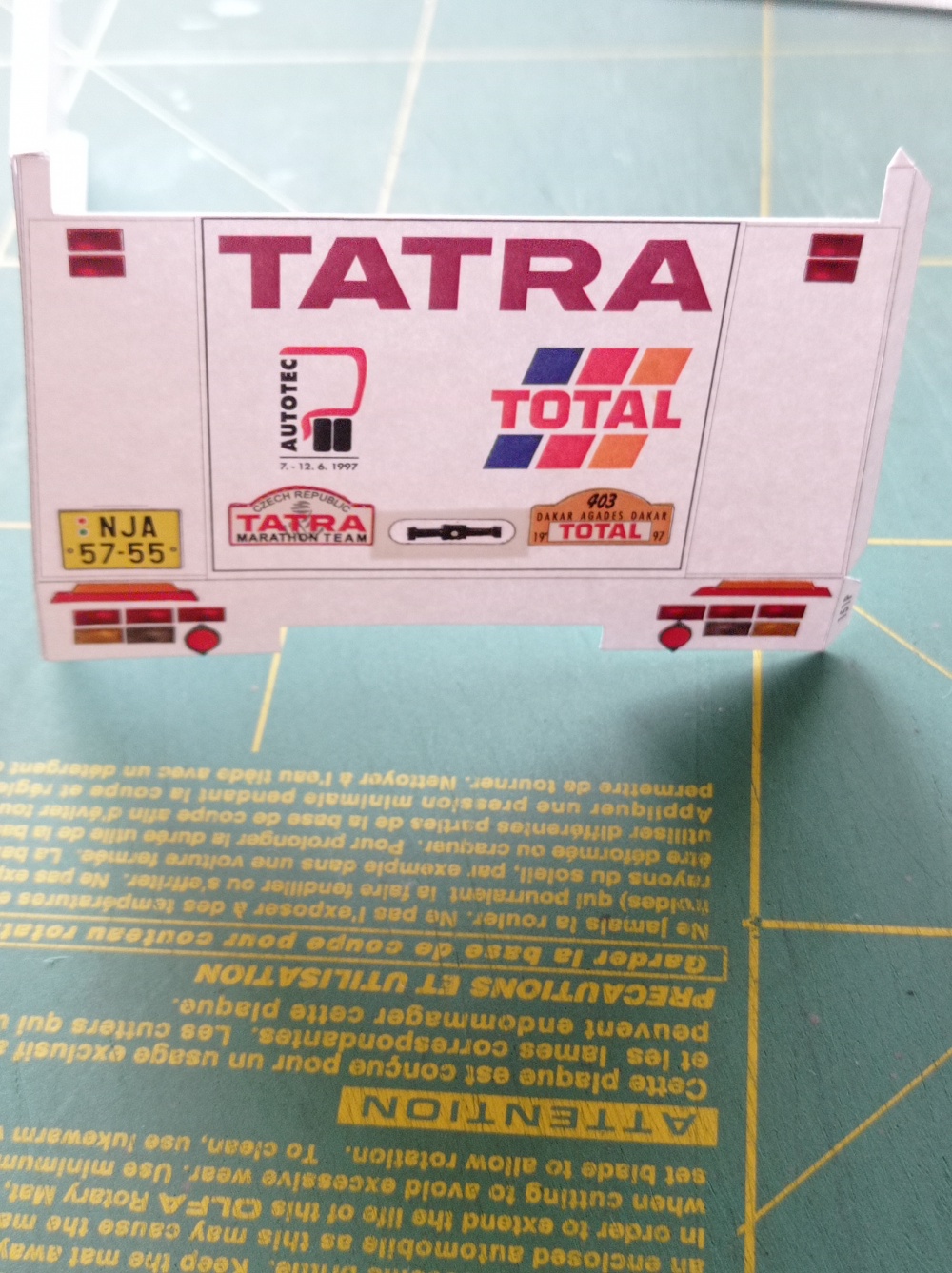 Tatra 815 4x4 HAS, Dakar 1997 (Plná velikost v novém okně) Tatra 815 4x4 HAS, Dakar 1997