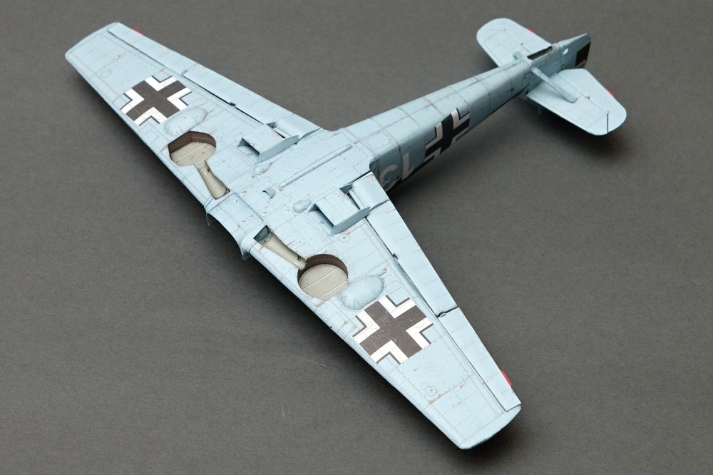 Messerschmitt Bf-109 E4 (Plná velikost v novém okně) Messerschmitt Bf-109 E4