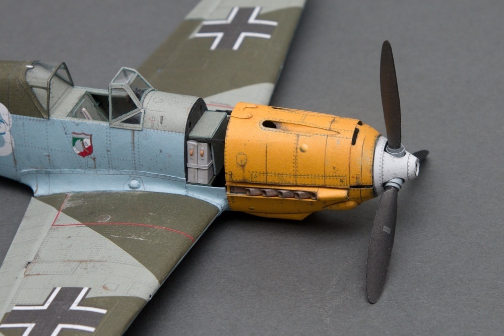 Messerschmitt Bf-109 E4 (Plná velikost v novém okně) Messerschmitt Bf-109 E4