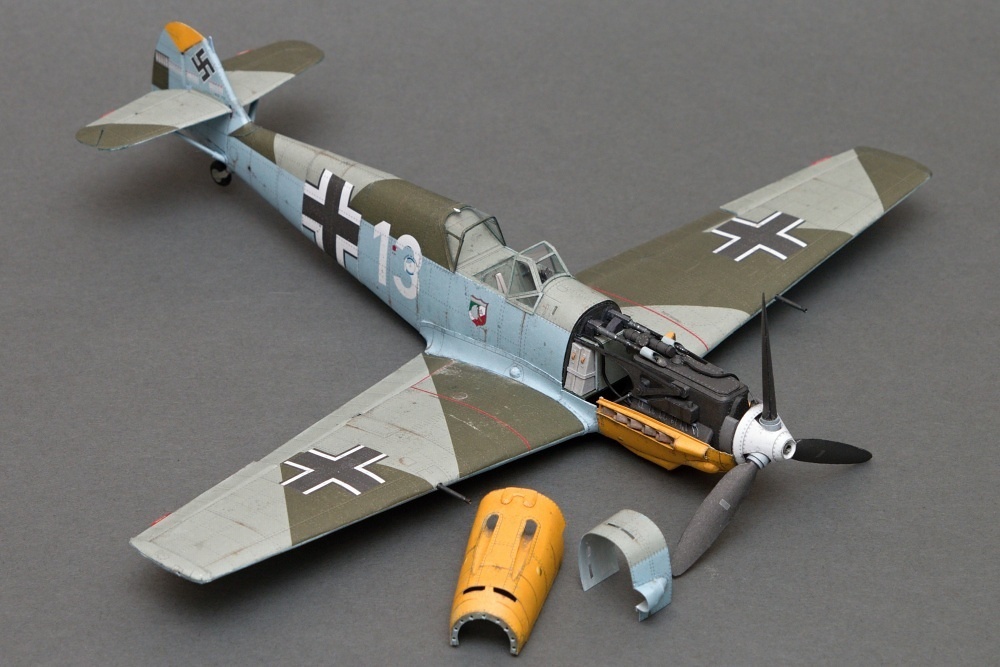Messerschmitt Bf-109 E4 (Plná velikost v novém okně) Messerschmitt Bf-109 E4