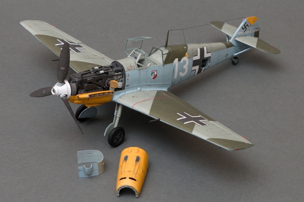 Messerschmitt Bf-109 E4 (Plná velikost v novém okně) Messerschmitt Bf-109 E4
