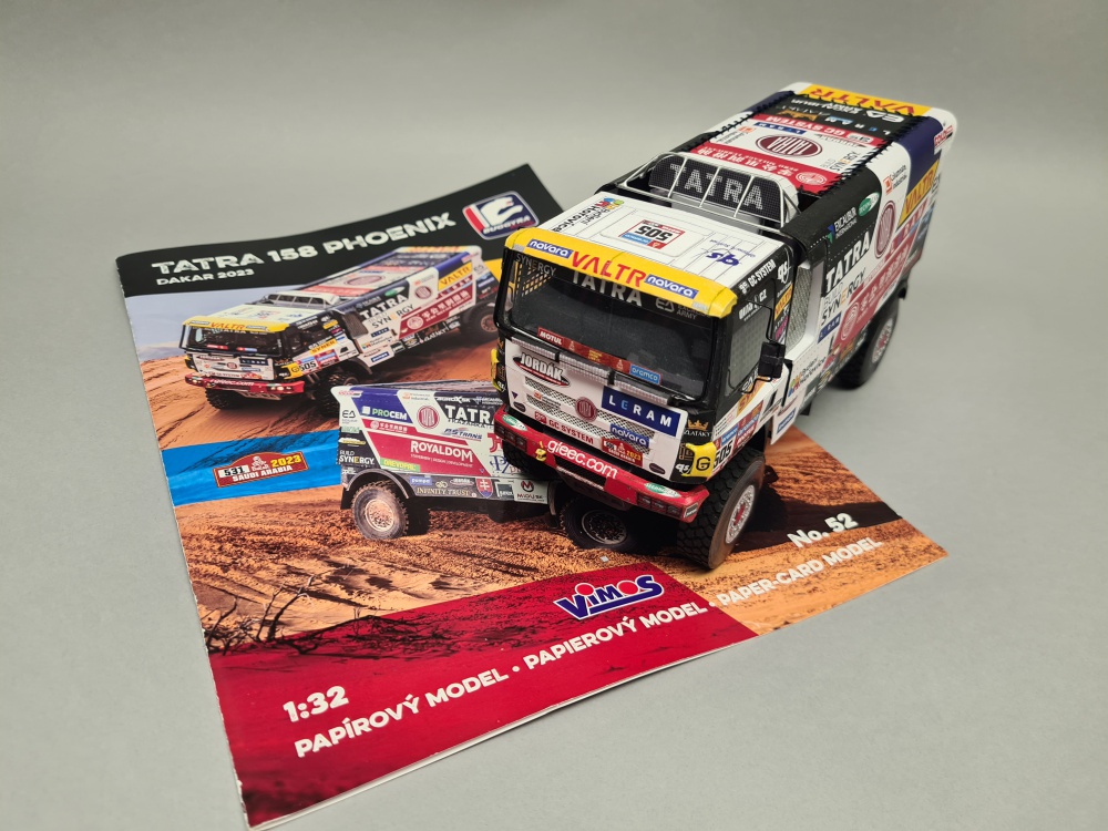 Tatra 158 Phoenix Dakar 2023 - Kovář (Plná velikost v novém okně) Tatra 158 Phoenix Dakar 2023 - Kovář