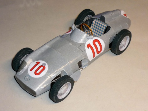 Mercedes W196 - Juan Manuel Fangio - GP Belgie 1955 Mercedes W196 - Juan Manuel Fangio - GP Belgie 1955