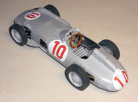 Mercedes W196 - Juan Manuel Fangio - GP Belgie 1955 Mercedes W196 - Juan Manuel Fangio - GP Belgie 1955