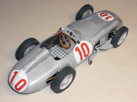 Mercedes W196 - Juan Manuel Fangio - GP Belgie 1955 Mercedes W196 - Juan Manuel Fangio - GP Belgie 1955