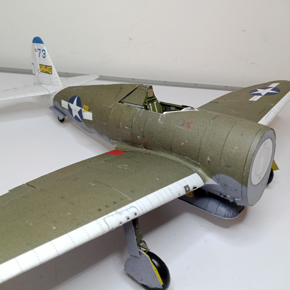 P-47D-2 Thunderbolt / Halinski/ 1:33 (Plná velikost v novém okně) P-47D-2 Thunderbolt / Halinski/ 1:33