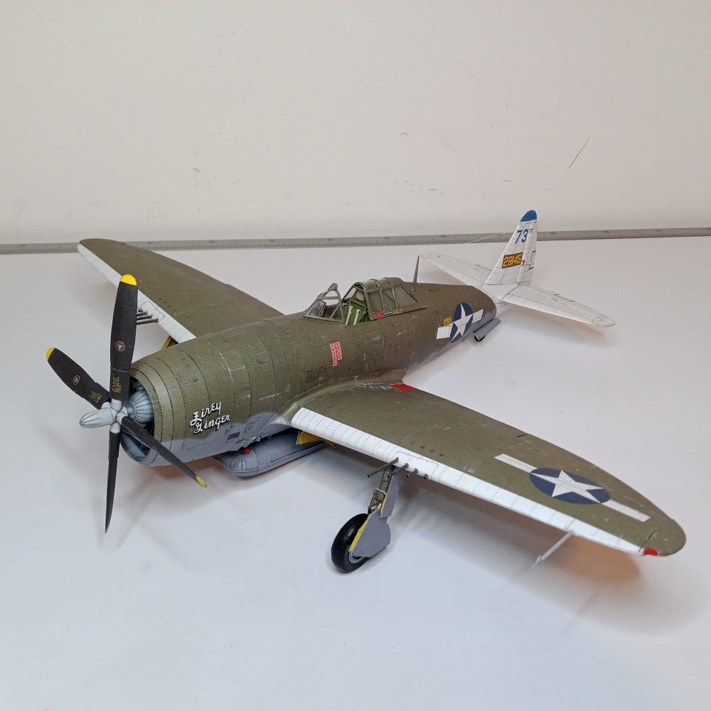 P-47D-2 Thunderbolt / Halinski/ 1:33 (Plná velikost v novém okně) P-47D-2 Thunderbolt / Halinski/ 1:33