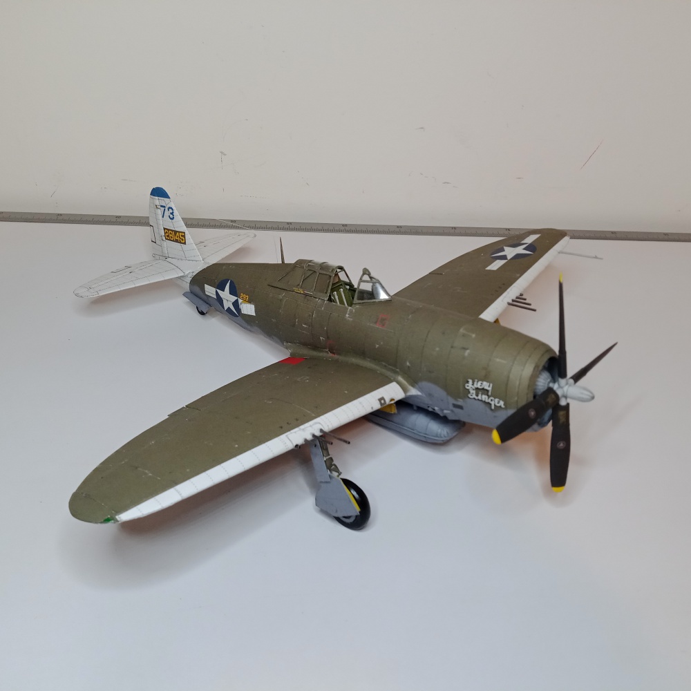 P-47D-2 Thunderbolt / Halinski/ 1:33 (Plná velikost v novém okně) P-47D-2 Thunderbolt / Halinski/ 1:33