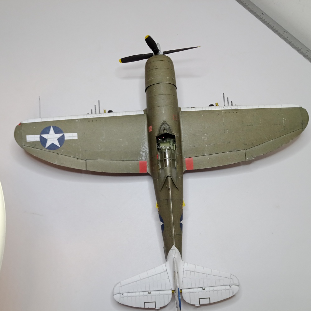 P-47D-2 Thunderbolt / Halinski/ 1:33 (Plná velikost v novém okně) P-47D-2 Thunderbolt / Halinski/ 1:33
