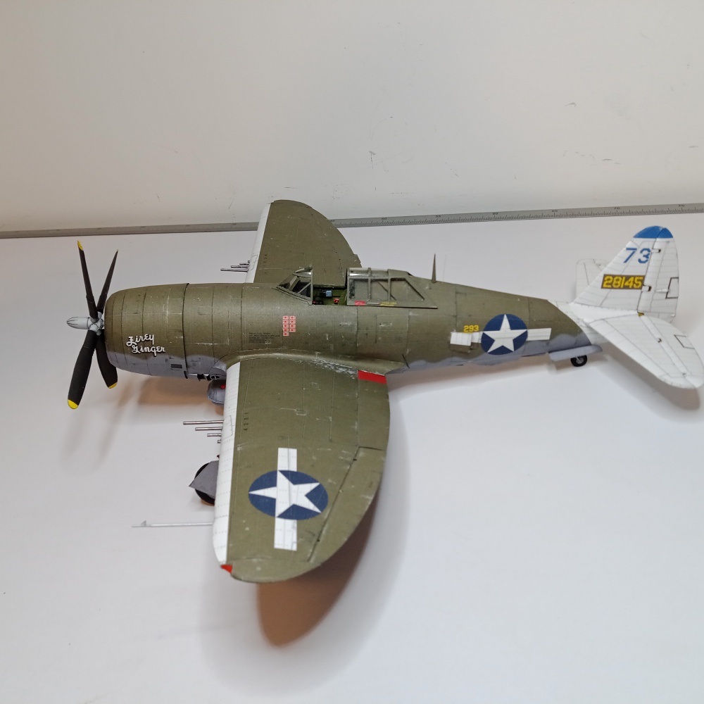 P-47D-2 Thunderbolt / Halinski/ 1:33 (Plná velikost v novém okně) P-47D-2 Thunderbolt / Halinski/ 1:33