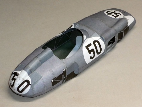 Mercedes W196 - Piero Taruffi - GP Velké Británie 1955 Mercedes W196 - Piero Taruffi - GP Velké Británie 1955