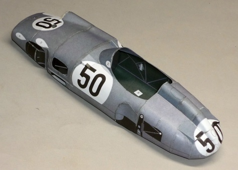 Mercedes W196 - Piero Taruffi - GP Velké Británie 1955 Mercedes W196 - Piero Taruffi - GP Velké Británie 1955